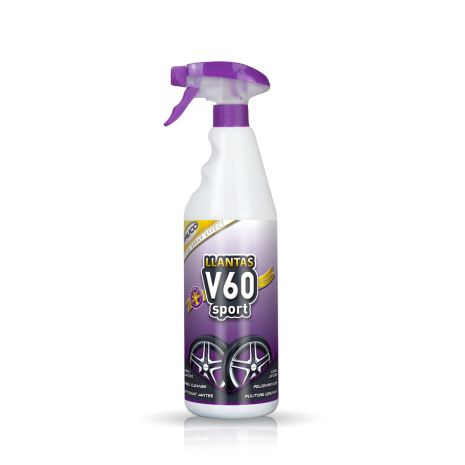 Delantera de la botella de V60 Sport Limpia Llantas