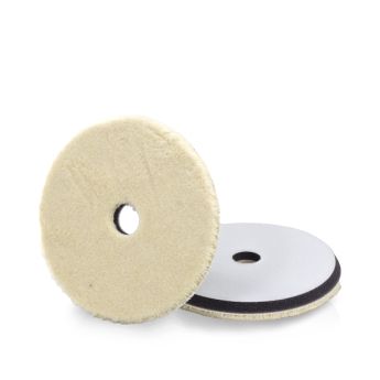 Pad de Polissage 125 mm Laine Blanche Coupe Forte Ventilé 15 mm