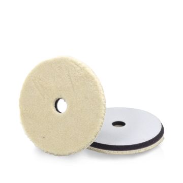Pad de Polissage 125 mm Laine Blanche Coupe Forte Ventilé 15 mm