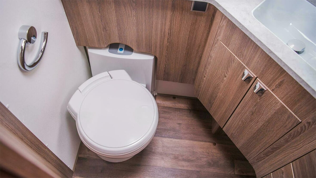 Salle de bain d’un camping-car
